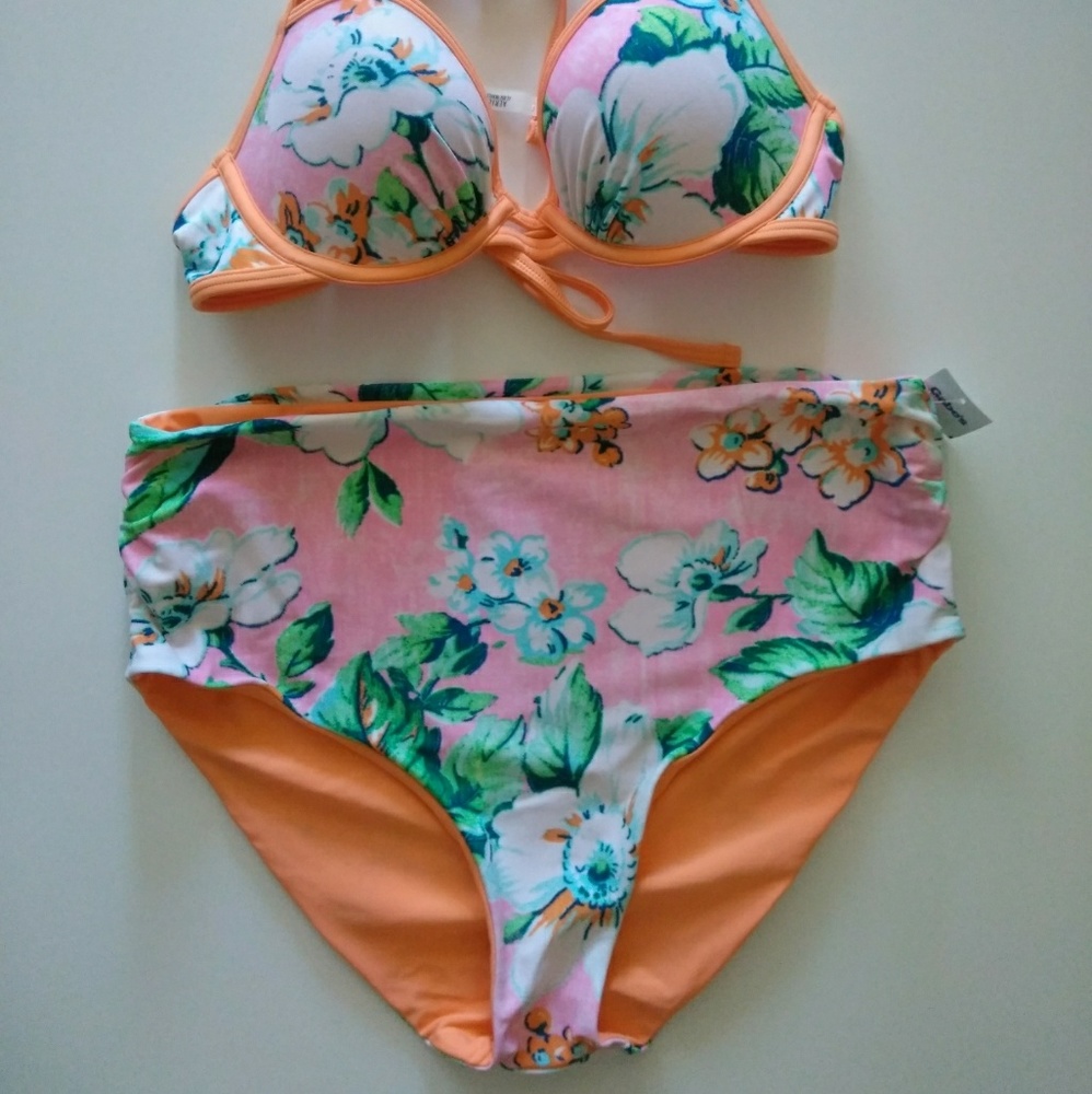 NWT Tropical (Aerie) Floral Print Bikini